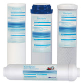 Geekpure RO cartridge: PP sediment filter removes sand and sediment for cleaner water.