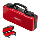 Geinxurn 11-inch red tools box front view for portable tool storage