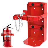 Gekufa fire extinguisher mount on wall for secure 5–10 lb units.