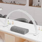 Gelpal large half moon lamp on a nail desk for spacious workspace and even lighting