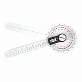 GemRed 12-inch goniometer front view for quick ROM assessment