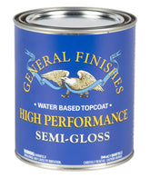 General Finishes High Performance Topcoat bottle showing durable interior finish