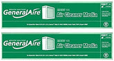 GeneralAire 12758 AC-1 MERV 11 filter two-pack for improved indoor air quality