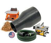Generic 27mm hose adapter providing a secure dust port connection for routers and saws.