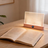 Generic Book Light showing full-page illumination for easy bedtime reading