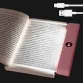 Generic Book Light pink flat panel for comfortable nighttime reading