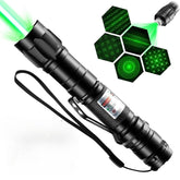 Generic Green Laser Pointer front view highlights durable build for rugged outdoor use.