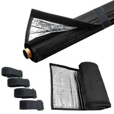 Generic Outdoor Pipe Insulation Cover wrapped around a 72in line set showing weather protection