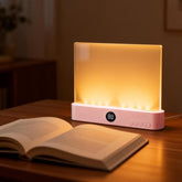 Generic Smart LED Reading Light in pink front view for cozy night reading