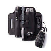 Gentlestache Belt Sheath multitool on belt for quick access