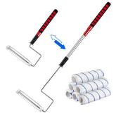 Gesenwin extendable roller frame reaches high ceilings safely for efficient painting.