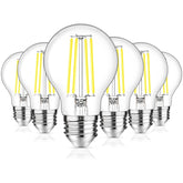 GGOYING 60W-equivalent LED bulb with clear glass for vibrant daylight lighting