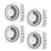 G-Homa outlet timer dial with 30-minute intervals for precise scheduling indoors.