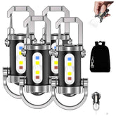 GICMICS 1200-lumen keychain flashlight beam for clear night visibility on the go