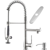 GIMILI commercial faucet spray mode for powerful rinsing.