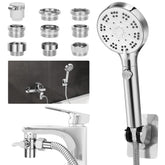 GINOOJY bathtub faucet shower kit with 79-inch hose for easy reach and thorough rinsing.