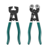 GINWORD 2Pcs Glass Tile Nippers Set with durable blades for precise mosaic cuts.