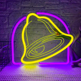 Gippro taco neon sign wall decor creating inviting ambiance for diners