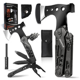 GIRIAITUS camping multitool with axe and hammer for sturdy outdoor tasks