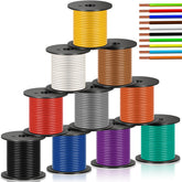 Gisafai 14-gauge wire on a 50 ft roll, ideal for automotive harnessing.