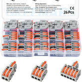 GKEEMARS 1in-2out connector close-up for fast, reliable splicing.