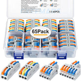 GKEEMARS 65-piece compact splice connector set for quick wiring projects.