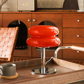 Glivpny mushroom lamp with egg tart glass shade for warm bedroom ambience