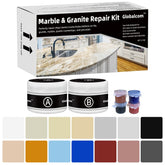 Globalcom Marble and Granite Repair Kit for porcelain surface restores chips with a durable finish