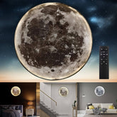 GMINCO dimmable moon wall lamp in full moon view for cozy ambient lighting