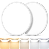 GoBright 12-inch flush mount with ultra-thin profile for modern spaces