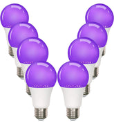 GODUORA UV black light bulb for vivid fluorescence on posters and fabrics.