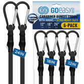 GOEASY0312 carabiner-bungee 12-inch cord securing cargo on the move