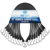 GOEASY0312 rubber bungee cords with hooks securing cargo quickly.
