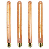 GOENDR T300 long light bulb with amber glass for vintage wall sconces, warm ambiance