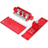 Gohelper chisel sharpening jig with angle fixture for precise bevels and setup