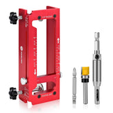 Gohelper door hinge jig aluminum body for precise mortise cuts.