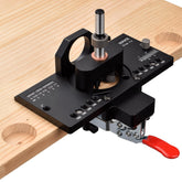 GoingMake metal concealed hinge jig shows durable construction for precise hinge drilling.
