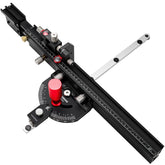 GOINGMAKE table saw miter gauge with micro adjustable flip stop for precise crosscuts