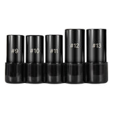 Gokeshfly 71670 tap socket set, five-piece, versatile for large taps
