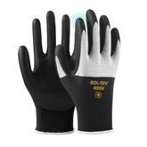 GOL-SIV insulated gloves 400V packaging highlights high voltage protection.