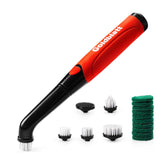 Goldblatt cordless spin scrubber power handle enables effortless one-switch cleaning.