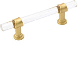 Goldenwarm crystal acrylic drawer pull adds modern sparkle to cabinets.
