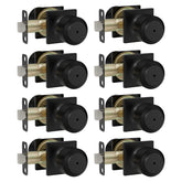 Goldenwarm matte black interior privacy knob for bedrooms and bathrooms.