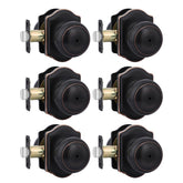 Goldenwarm oil rubbed bronze door knob close-up highlighting sleek finish and privacy-ready design