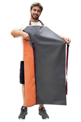 GoldPig thick rubber apron with full-coverage protection for messy tasks