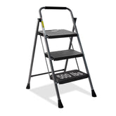GOLYTON 3-step ladder open view showing sturdy frame for reach tasks.