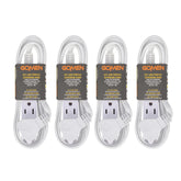 GOMEN 6 ft indoor extension cord with three outlets for versatile use