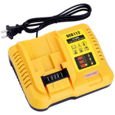Gonocop DCB112 charger front view showing compact design and quick battery compatibility.