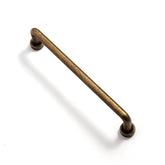 Goo-Ki 6-pack antique brass cabinet pulls showcase vintage charm for kitchen cabinets.
