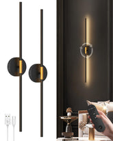 Goodea battery wall sconce with 360-degree rotation for versatile lighting in any room.
